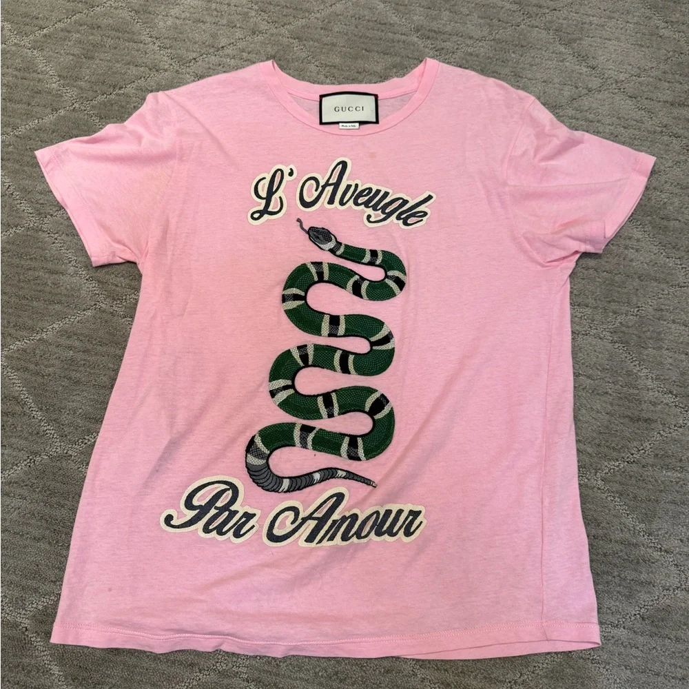 Gucci "snake" woman tshirt - Picture 1 of 5